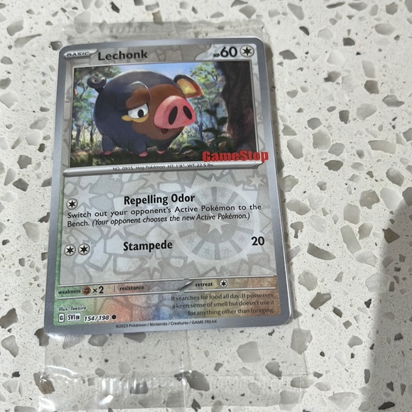 Pokémon Lechonk 154/198 GameStop Promo - Picture 1 of 2